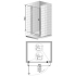 Душевая дверь Cezares TRIUMPH-B-1-60-P-Cr-L(-R)