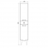 COMFORTY Шкаф-колонна Монако-40 белый COMFORTY Шкаф-колонна Монако-40 белый