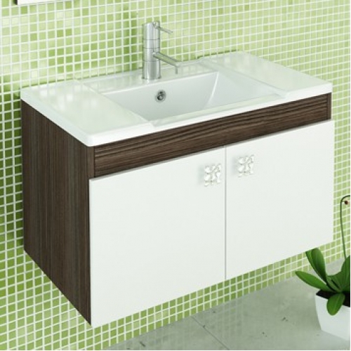 COMFORTY Тумба-умывальник Рио-80 П дуб солсбери с раковиной COMFORTY XD-А80
