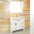 COMFORTY Тумба-умывальник Севилья-100 слоновая кость с раковиной COMFORTY Т-9315