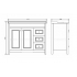 COMFORTY Тумба-умывальник Тбилиси-90 белая с раковиной COMFORTY XD-F90