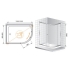 Душевой уголок Cezares ANIMA-RH-2-120/90-C-Cr-L
