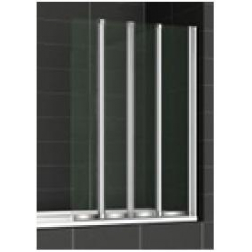 Шторка для ванной Cezares PRATICO-V-4-100/140-P-Cr-R