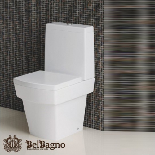 Унитаз напольный с сиденьем микролифт BelBagno MATTINO BB1060CP