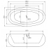 BelBagno Акриловая ванна 1800х900х590 BB18
