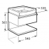 Roca 856432611 Шкафчик Hall под раковину дуб 565x54x335 см