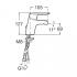 Roca 5A6127C00 смеситель Logica-N для биде