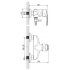 Смеситель для душа Iddis Carlow CQ33068CK