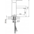 Смеситель для умывальника Iddis Hunk VM16X47C