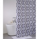 Штора для ванной комнаты Iddis Curved Lines, grey 401P20RI11