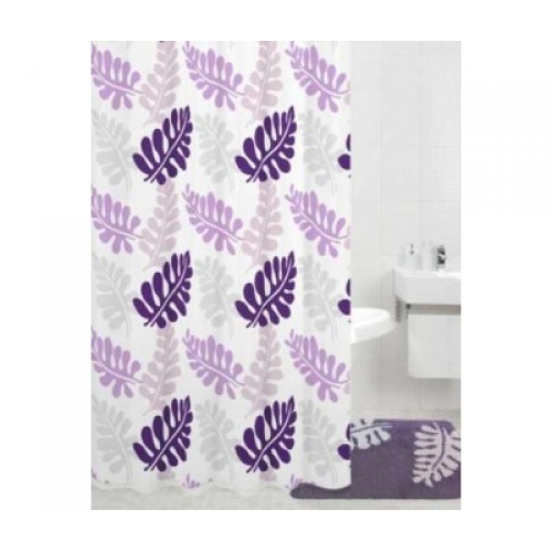 Штора для ванной комнаты Iddis Fern Dance, violet 421P20RI11