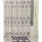 Штора для ванной комнаты Iddis Chequers, silver 431P20RI11