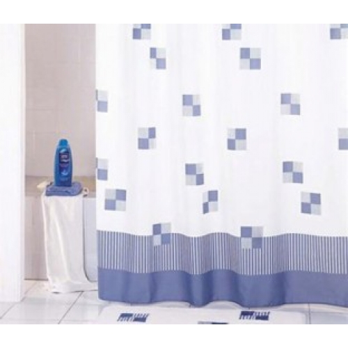 Штора для ванной комнаты Iddis Blue Cubes 321P20RI11