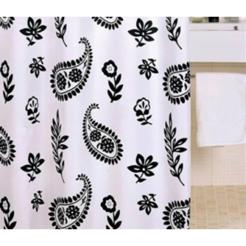 Штора для ванной комнаты Iddis Black Flower 350P20RI11