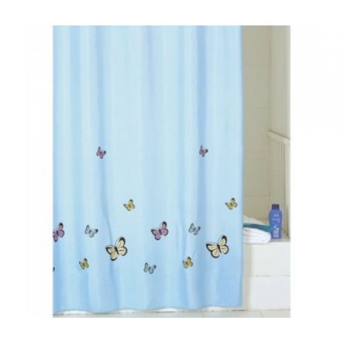Штора для ванной комнаты Iddis Blue Butterfly SCID031P