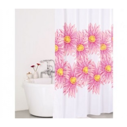 Штора для ванной комнаты Iddis Pink Blossom SCID091P