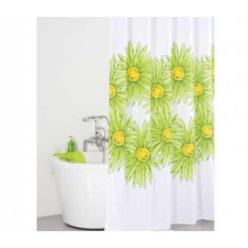 Штора для ванной комнаты Iddis Green Blossom SCID093P