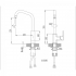 Смеситель для кухни Iddis Brick BRISBL0i05