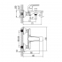 Смеситель для ванны Iddis Pond PONSB00i02