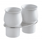 Подстаканник двойной керамика Iddis Leaf LEASBC2I45