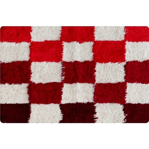 Коврик для ванной комнаты Iddis Purple chessboard MID210M