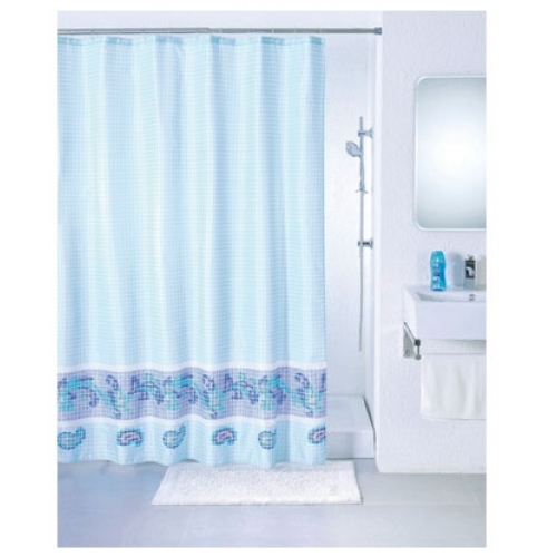 Штора для ванной комнаты Milardo Blue Fresco SCMI011P