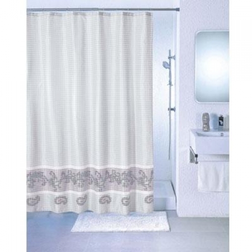 Штора для ванной комнаты Milardo Grey Fresco SCMI012P