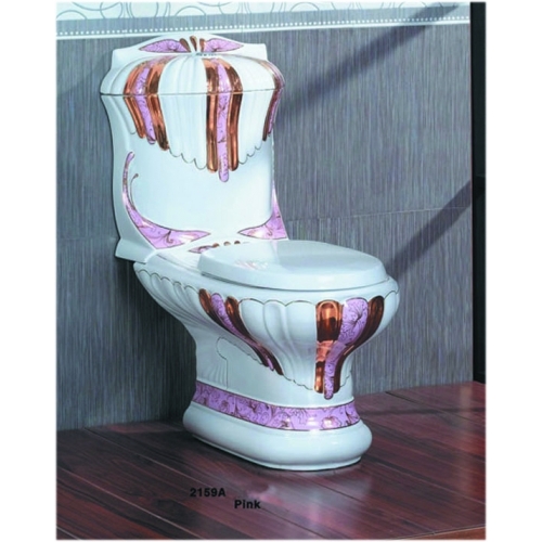 Laguraty унитаз компакт Pink, Brown, Dark blue 2159А