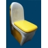 Laguraty унитаз моноблок слив в пол yellow 2218А