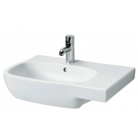 Раковина Sjoss 65 см ассиметричная левая белая IFO 311065120