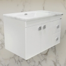 COMFORTY Тумба-умывальник Аликанте-90 П белая с раковиной COMFORTY 005
