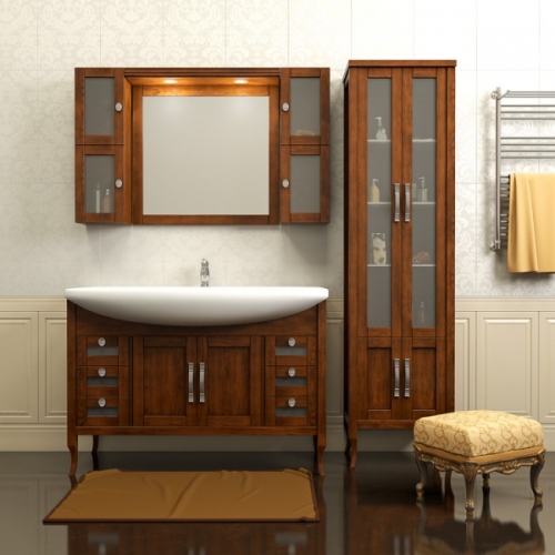 Комплект мебели Opadiris Мираж 120 Светлый орех