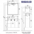 Акватон Зеркало-шкаф Фабиа 80 ваниль 1A166902FBPD0