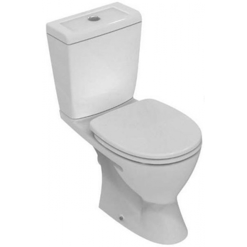 Ideal Standard Унитаз-компакт Eurovit+ горизонтальный выпуск с сиденьем микролифт V337101