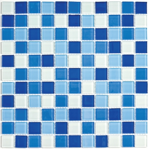 Мозаика стеклянная Blue wave-3 Bonaparte