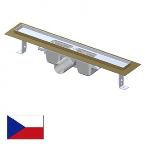 Alcaplast APZ-1-1050 Водоотводящий желоб с порогами для перфорированной решетки