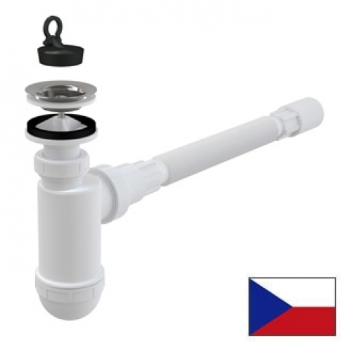 Alcaplast A-41/Flexi Сифон для умывальника O40 с гибким соединением