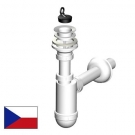 Alcaplast A-421 Сифон для умывальника O32 с пластмассовой peшeткой O63