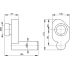 Alcaplast A-45B Cифон для писсуара горизонтальный Alcaplast A-45B Cифон для писсуара горизонтальный