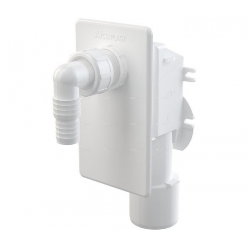 Alcaplast APS-4 Сифон для стиральной машины под штукатурку белый