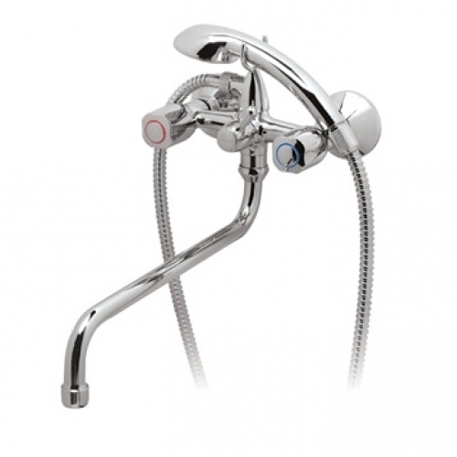 Смеситель для ванны ИКАР R1401/B9754AA с аксессуар VIDIMA/9754