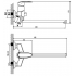Elghansa 5350207 Смеситель для ванны внутр дивер L-40 EcoFlow Alpha