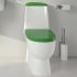 SANITA LUXE Унитаз-компакт Best Color Green SL DМ двухрежимный белый (сиденье дюропласт с микролифтом / арматура Geberit) SANITA LUXE Унитаз-компакт Best Color Green SL DМ двухрежимный белый (сиденье дюропласт с микролифтом / арматура Geberit)