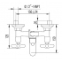 Смеситель для ванны и душа Smart Кросс SM110003AA излив 120 мм