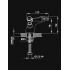 Edelform Lumier LM2814G Смеситель для биде (золото)