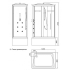Edelform Гидромассажный бокс EF-2303/EF-4061L 1200x800x2184 (универc.) GRANDE