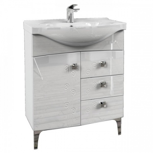 Aqualife Тумба Авила с 3 ящиками 70
