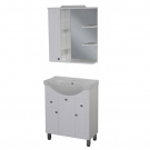 Aqualife Тумба Толедо 70 с двумя ящиками корзина