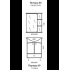 Aqualife Зеркальный шкаф Янтарь ЛЕВ или ПР 605х220х730 Aqualife Зеркальный шкаф Янтарь ЛЕВ или ПР 605х220х730