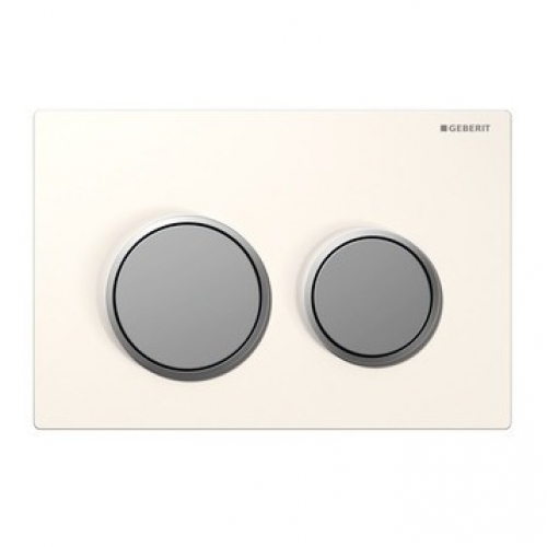 Geberit 115.240.KL.1 смывная клавиша KAPPA21 белый-хром матовый